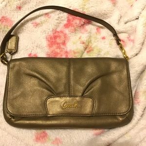 ⚡️ SALE ⚡️ Coach Ashley Bronze Wristlet